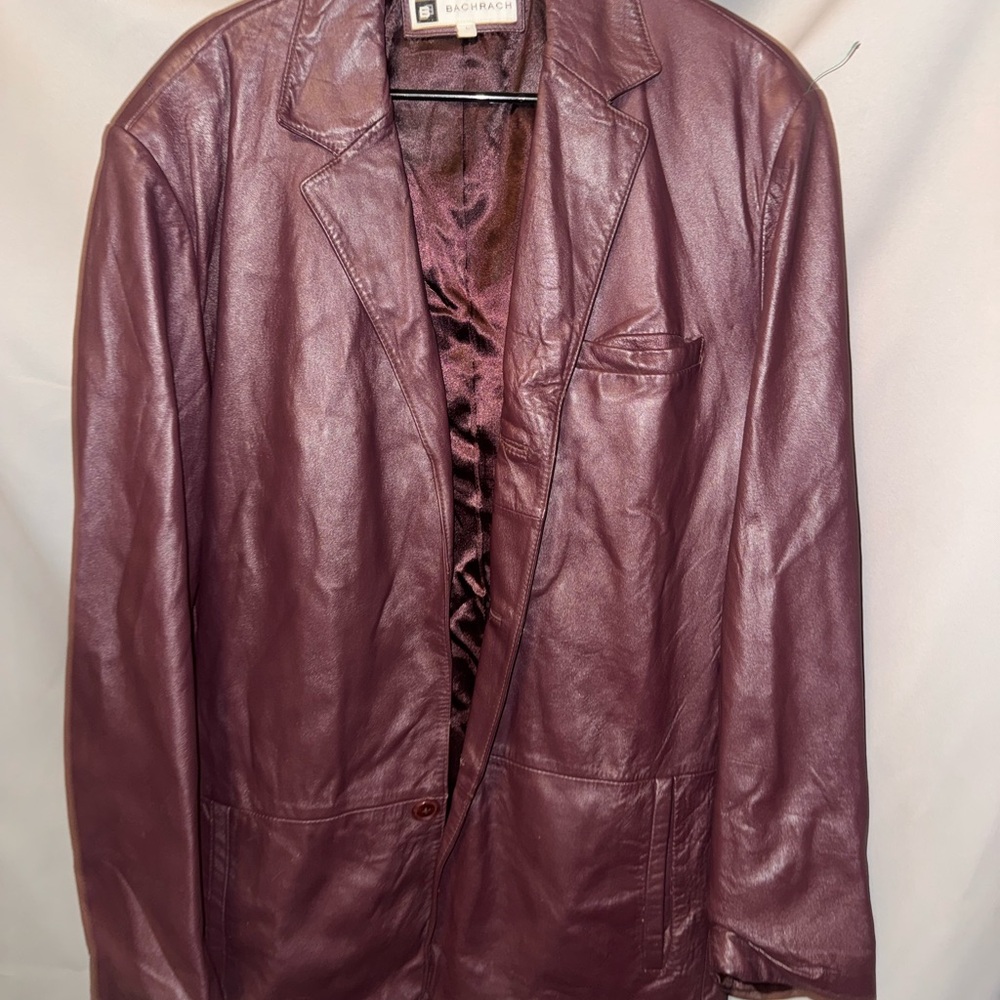 Purple Leather Jacket
